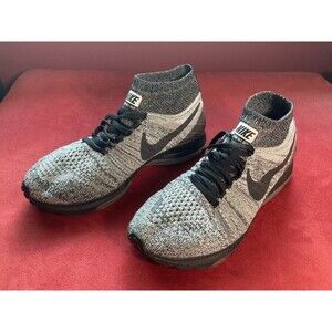 Nike Zoom All Out Flyknit "Wolf Grey" Running Shoes (Women's Size 8) • EUC